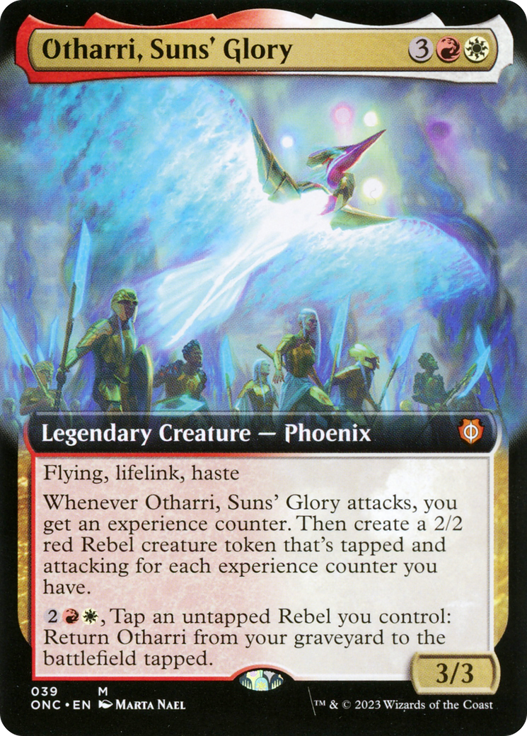 Otharri, Suns' Glory (Extended Art) [Phyrexia: All Will Be One Commander] | Game Grid - Logan