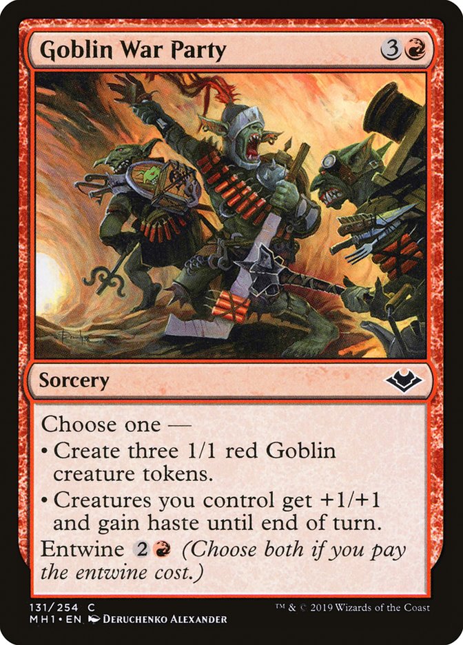 Goblin War Party [Modern Horizons] | Game Grid - Logan