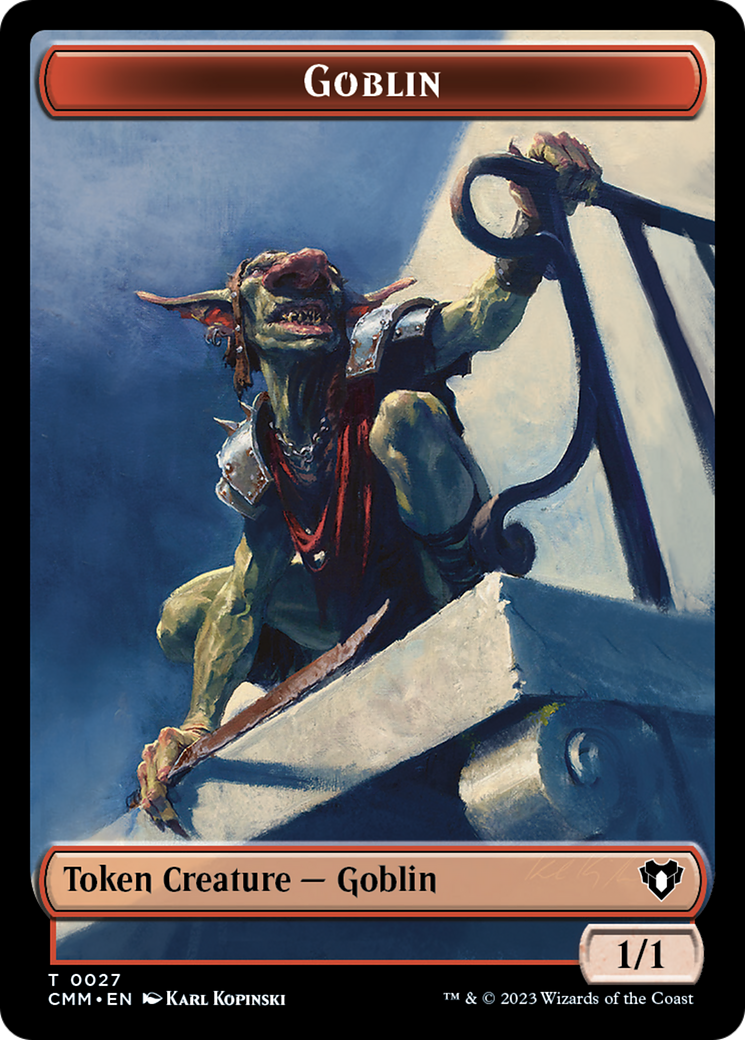 Goblin Token [Commander Masters Tokens] | Game Grid - Logan