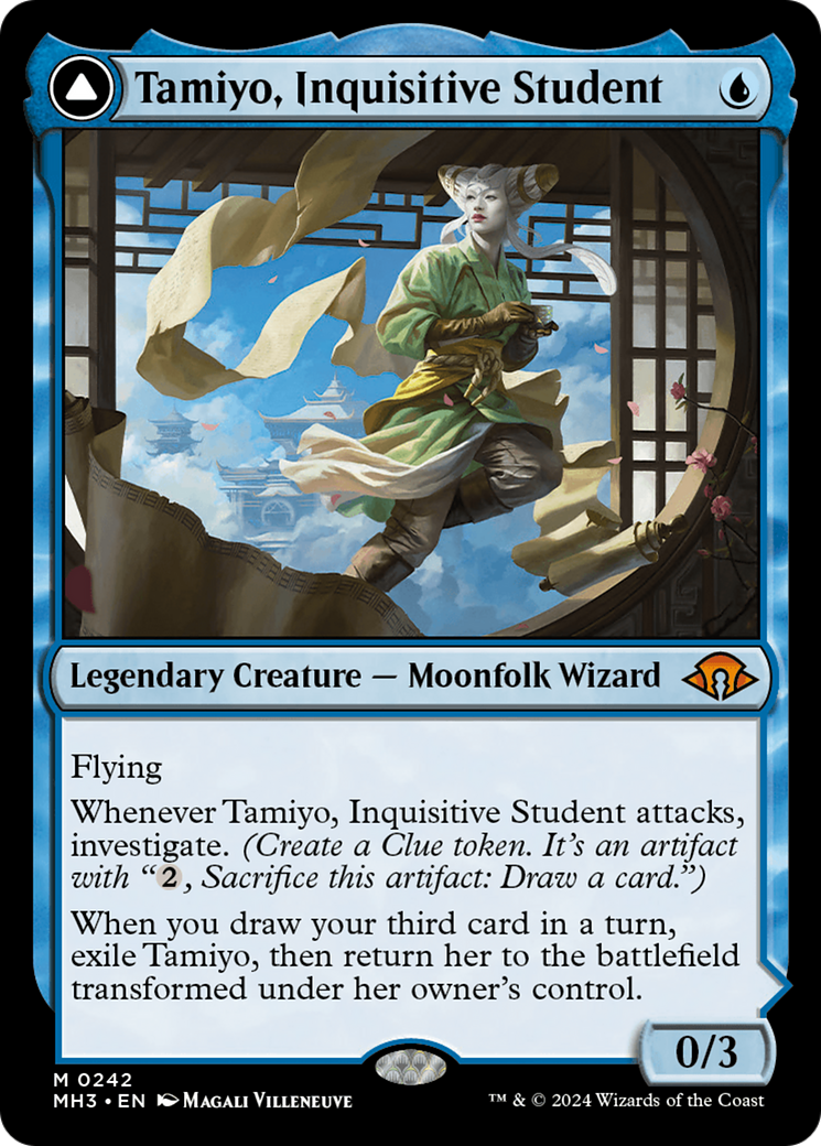 Tamiyo, Inquisitive Student // Tamiyo, Seasoned Scholar [Modern Horizons 3] | Game Grid - Logan