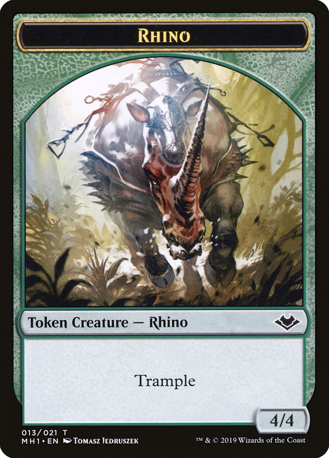 Rhino Token [Modern Horizons Tokens] | Game Grid - Logan
