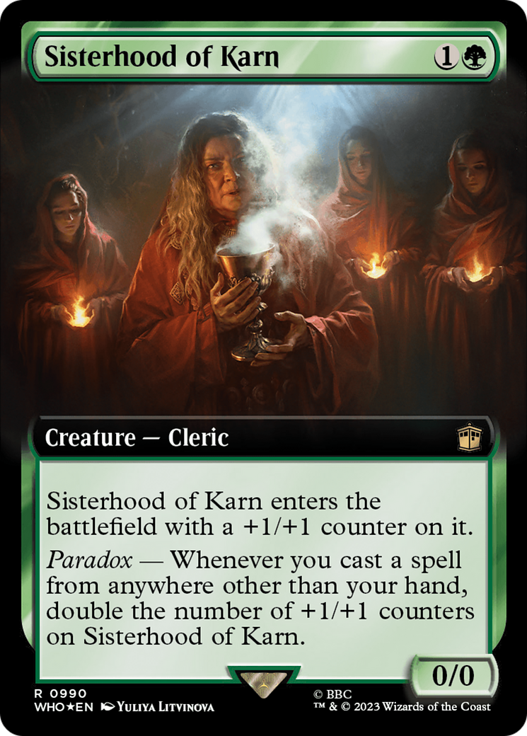 Sisterhood of Karn (Extended Art) (Surge Foil) [Doctor Who] | Game Grid - Logan