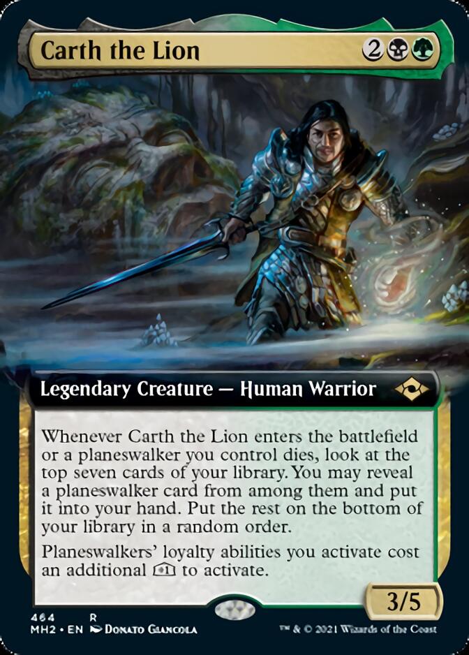 Carth the Lion (Extended Art) [Modern Horizons 2] | Game Grid - Logan