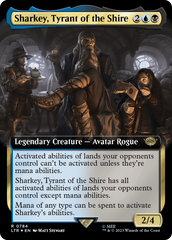 Sharkey, Tyrant of the Shire (Extended Art) (Surge Foil) [The Lord of the Rings: Tales of Middle-Earth] | Game Grid - Logan