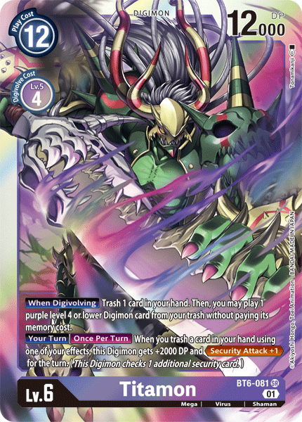 Titamon [BT6-081] [Double Diamond] | Game Grid - Logan