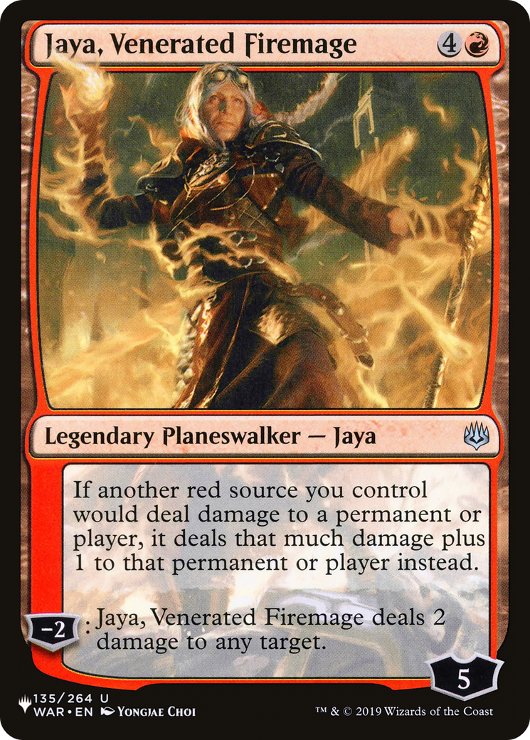 Jaya, Venerated Firemage [The List] | Game Grid - Logan