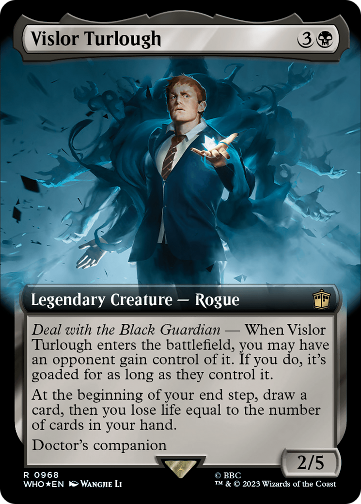 Vislor Turlough (Extended Art) (Surge Foil) [Doctor Who] | Game Grid - Logan