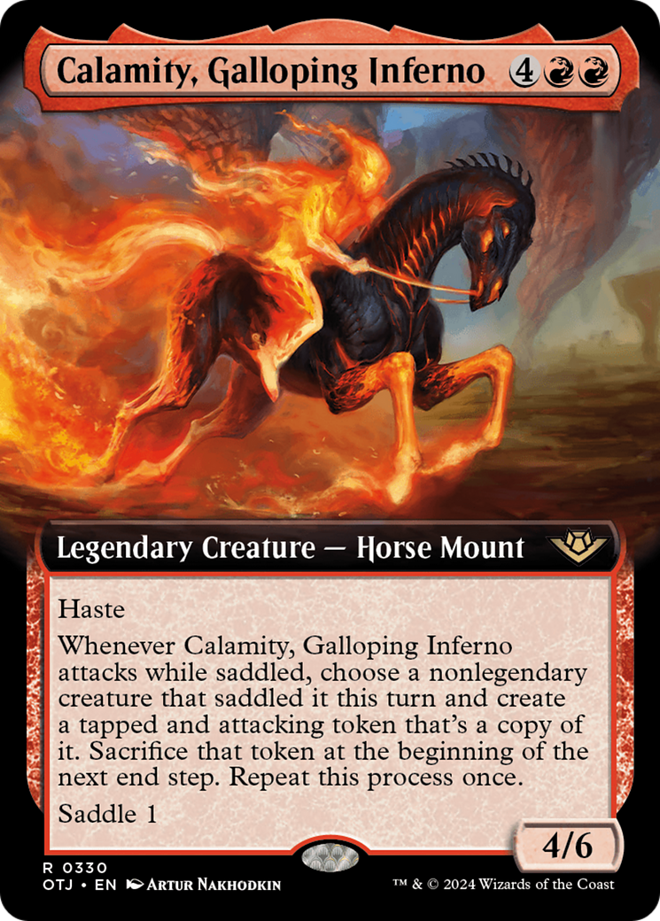 Calamity, Galloping Inferno (Extended Art) [Outlaws of Thunder Junction] | Game Grid - Logan