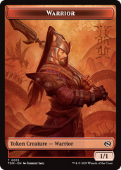 Goblin // Warrior Double-Sided Token [Tarkir: Dragonstorm Tokens] | Game Grid - Logan