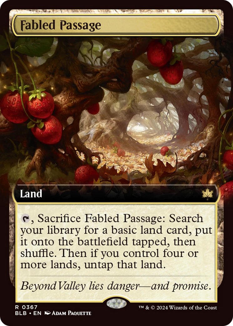 Fabled Passage (Extended Art) [Bloomburrow] | Game Grid - Logan