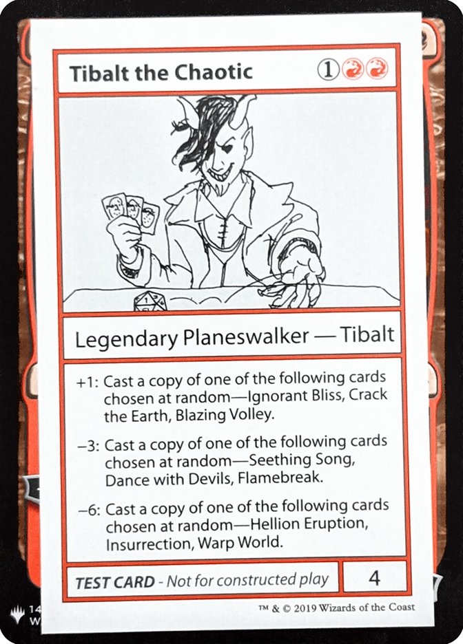 Tibalt the Chaotic [Mystery Booster Playtest Cards] | Game Grid - Logan