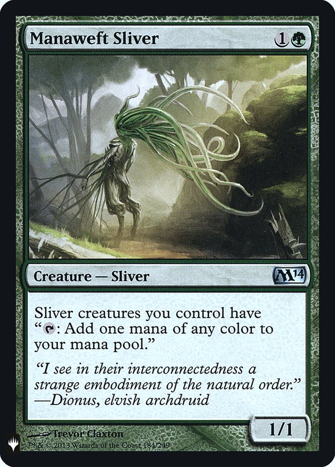 Manaweft Sliver [Mystery Booster] | Game Grid - Logan