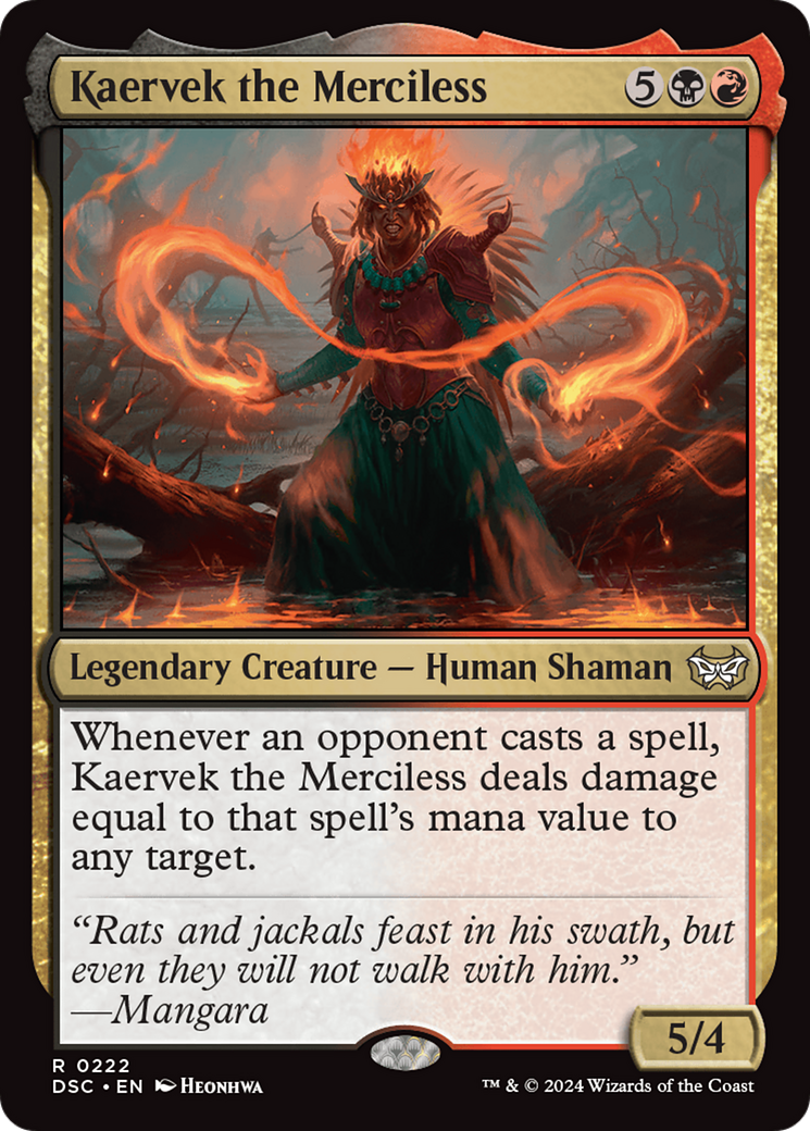 Kaervek the Merciless [Duskmourn: House of Horror Commander] | Game Grid - Logan