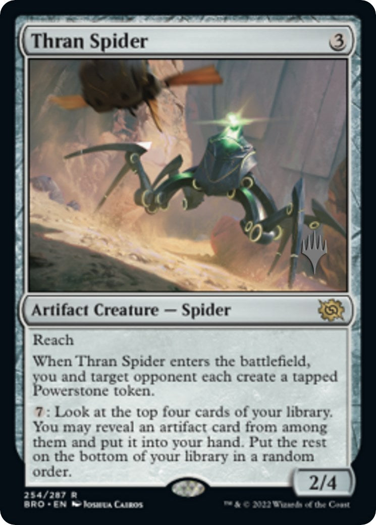 Thran Spider (Promo Pack) [The Brothers' War Promos] | Game Grid - Logan