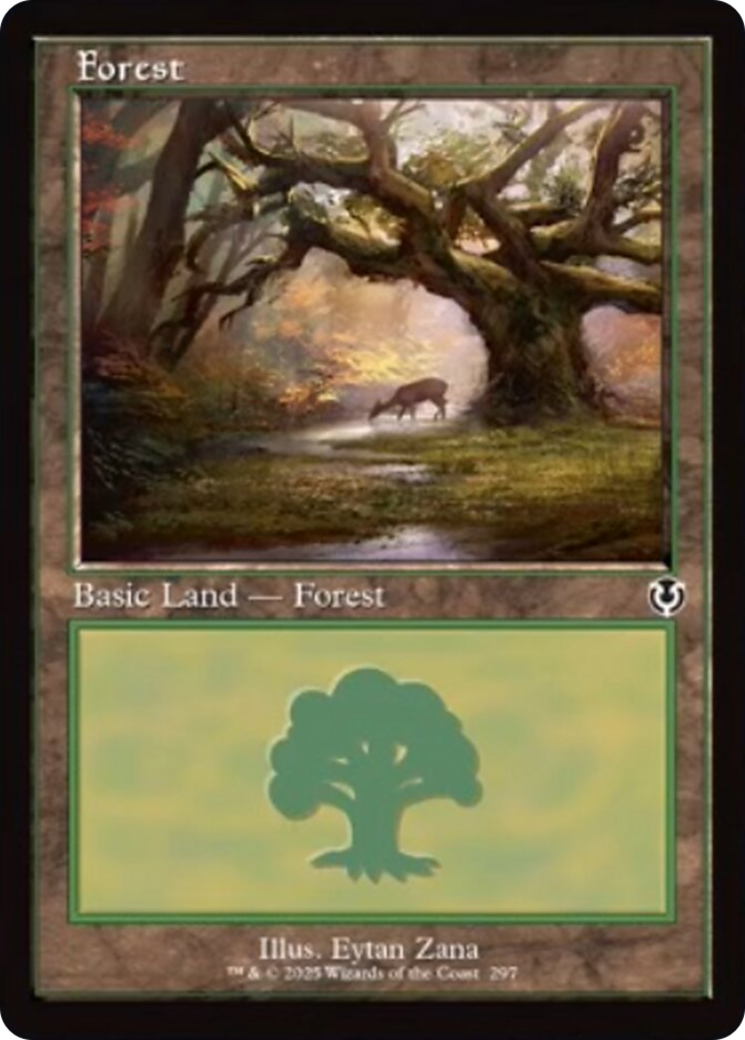 Forest (297) (Retro Frame) [Innistrad Remastered] | Game Grid - Logan