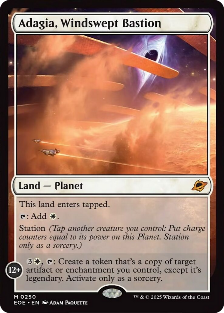 Adagia, Windswept Bastion [Edge of Eternities] | Game Grid - Logan