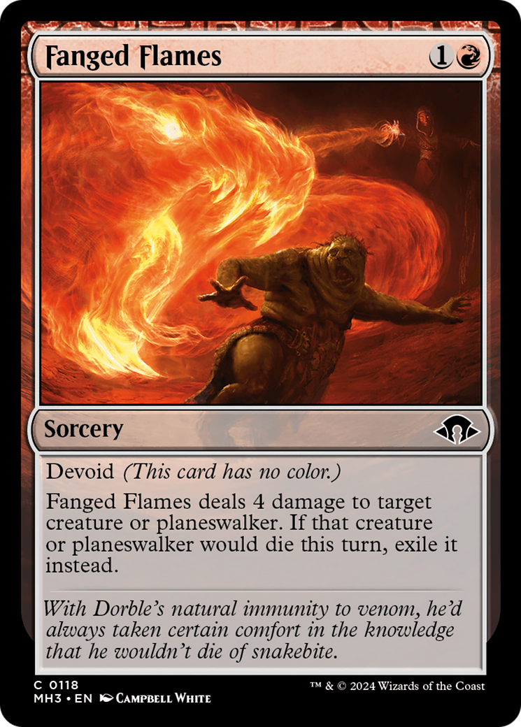 Fanged Flames [Modern Horizons 3] | Game Grid - Logan