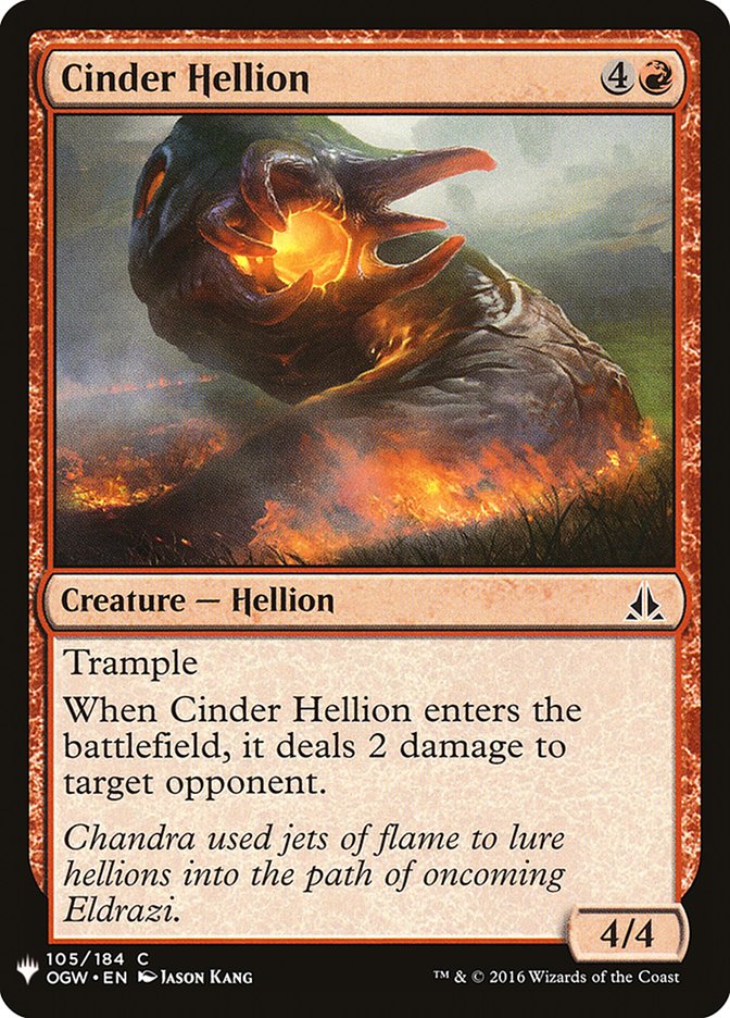 Cinder Hellion [Mystery Booster] | Game Grid - Logan