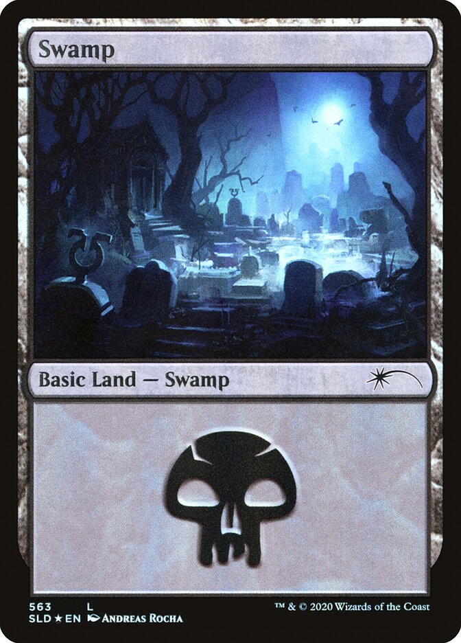 Swamp (Spooky) (563) [Secret Lair Drop Promos] | Game Grid - Logan