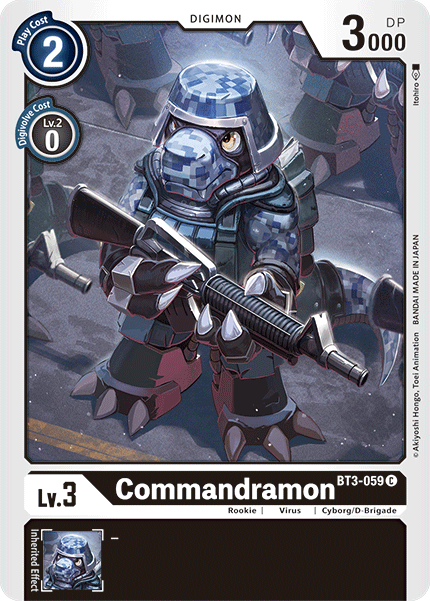 Commandramon [BT3-059] [Release Special Booster Ver.1.5] | Game Grid - Logan