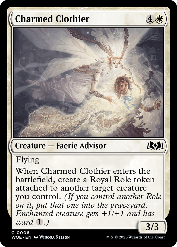 Charmed Clothier [Wilds of Eldraine] | Game Grid - Logan