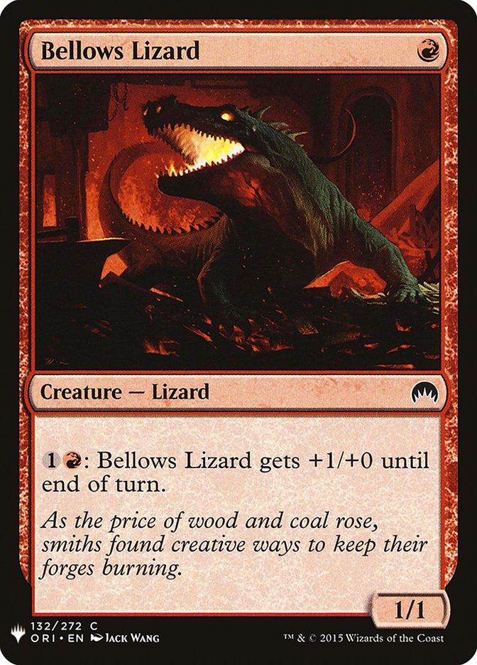 Bellows Lizard [Mystery Booster] | Game Grid - Logan