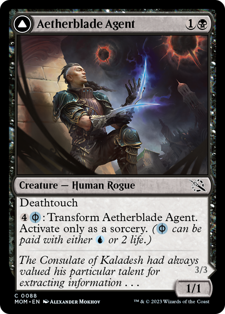 Aetherblade Agent // Gitaxian Mindstinger [March of the Machine] | Game Grid - Logan