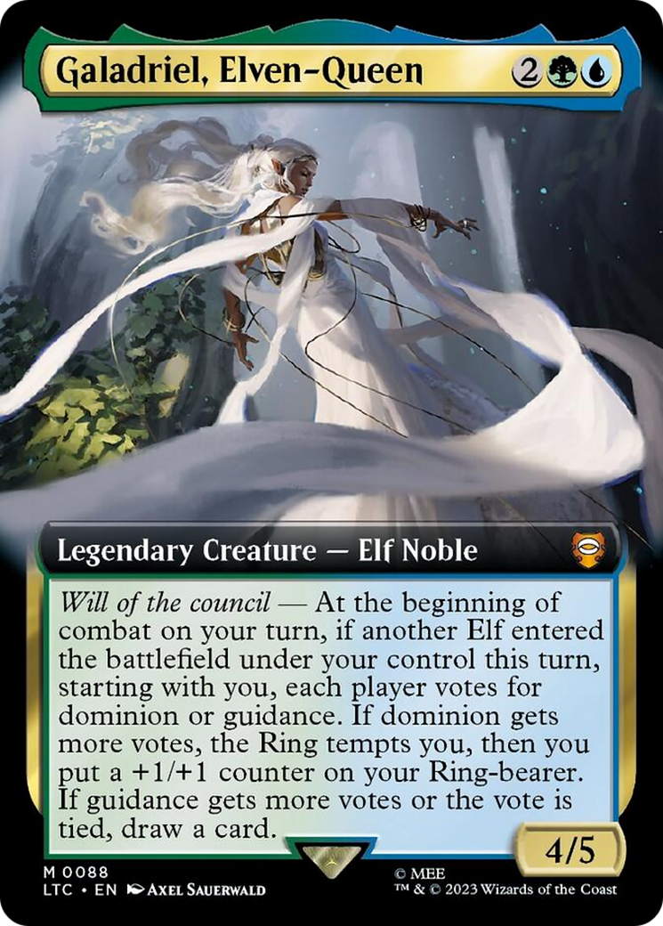 Galadriel, Elven-Queen (Extended Art) [The Lord of the Rings: Tales of Middle-Earth Commander] | Game Grid - Logan