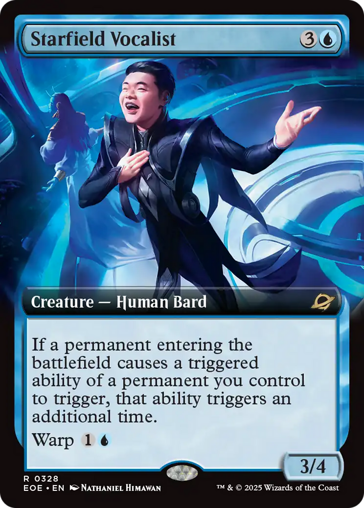 Starfield Vocalist (Extended Art) [Edge of Eternities] | Game Grid - Logan