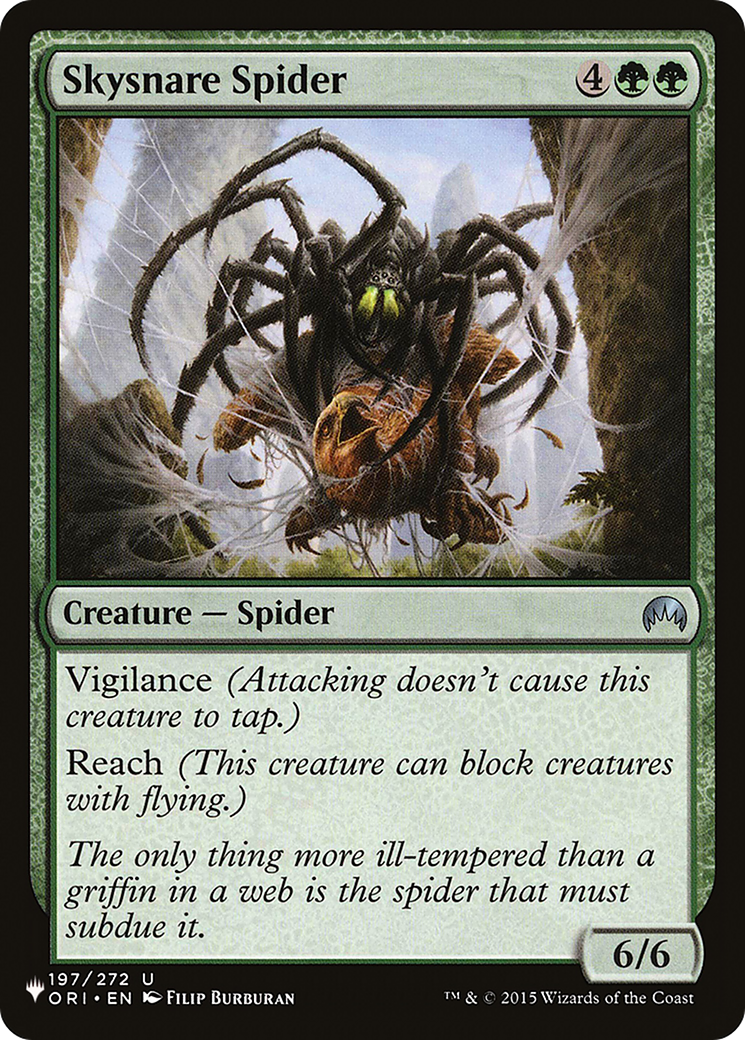 Skysnare Spider [The List Reprints] | Game Grid - Logan