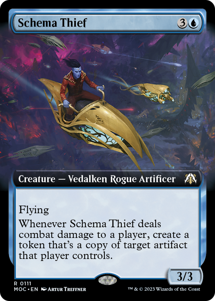 Schema Thief (Extended Art) [March of the Machine Commander] | Game Grid - Logan