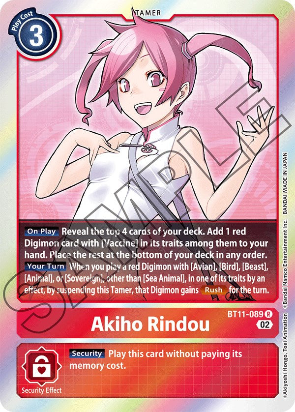 Akiho Rindou [BT11-089] [Dimensional Phase] | Game Grid - Logan