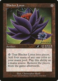 Blacker Lotus (Oversized) [Oversize Cards] | Game Grid - Logan