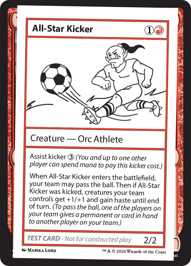 All-Star Kicker [Mystery Booster 2 Playtest Cards] | Game Grid - Logan