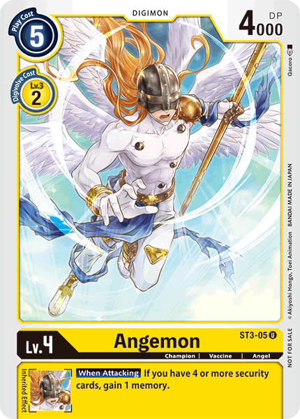 Angemon [ST3-05] (Tamer Party) [Starter Deck: Heaven's Yellow Promos] | Game Grid - Logan
