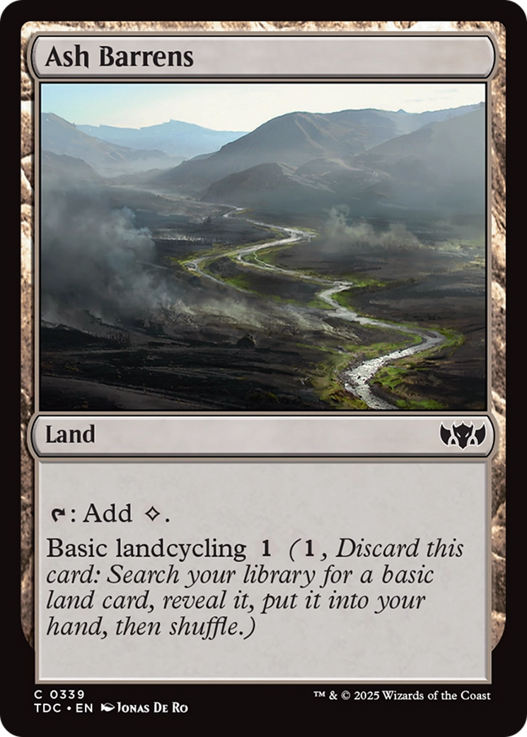 Ash Barrens [Tarkir: Dragonstorm Commander] | Game Grid - Logan