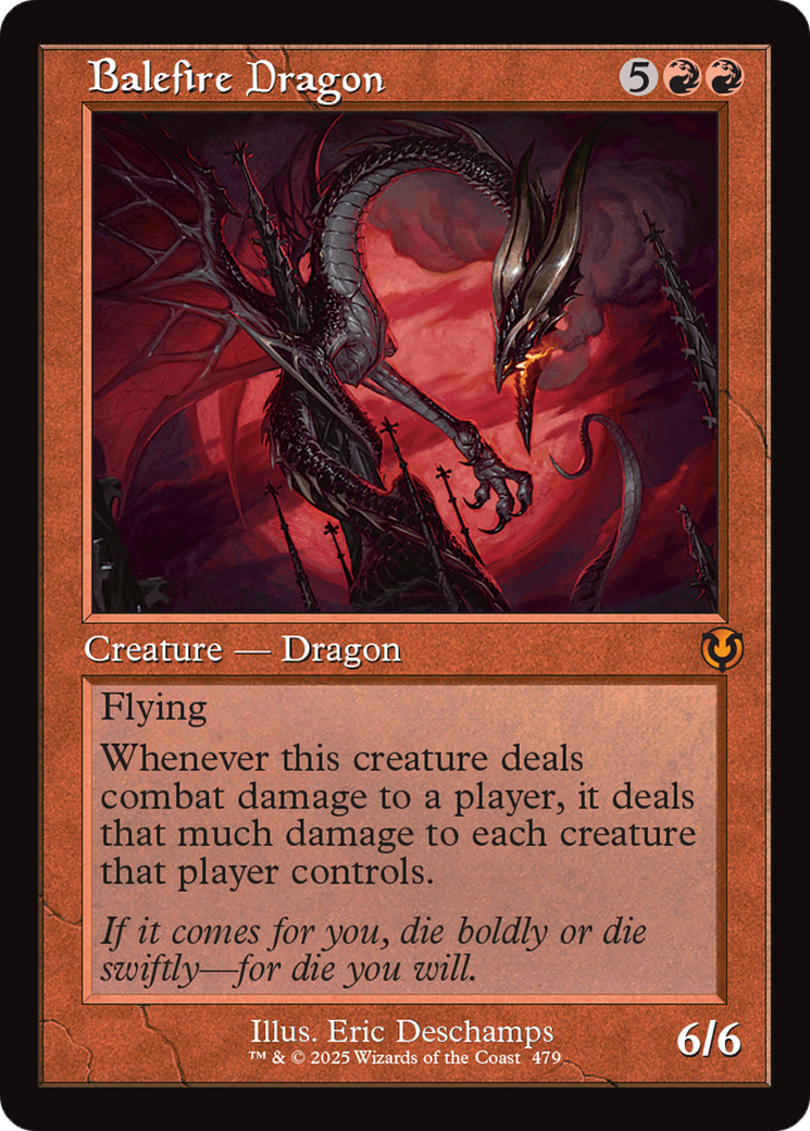 Balefire Dragon (Retro Frame) [Innistrad Remastered] | Game Grid - Logan