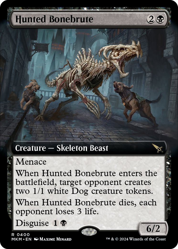 Hunted Bonebrute (Extended Art) [Murders at Karlov Manor] | Game Grid - Logan