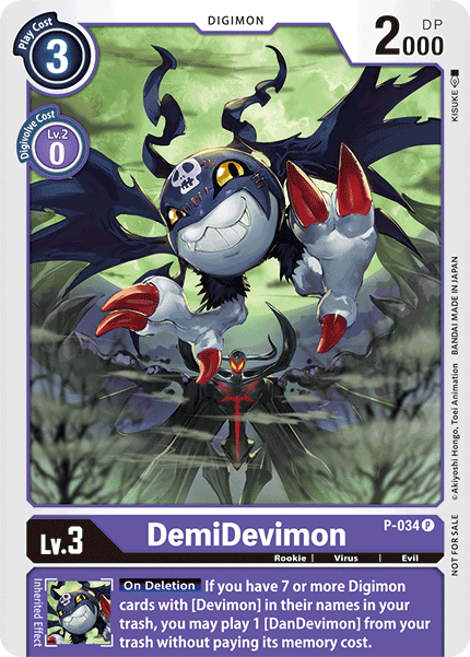DemiDevimon [P-034] [Promotional Cards] | Game Grid - Logan