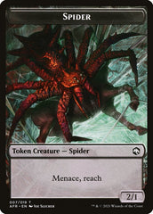 Spider // Icingdeath, Frost Tongue Double-Sided Token [Dungeons & Dragons: Adventures in the Forgotten Realms Tokens] | Game Grid - Logan