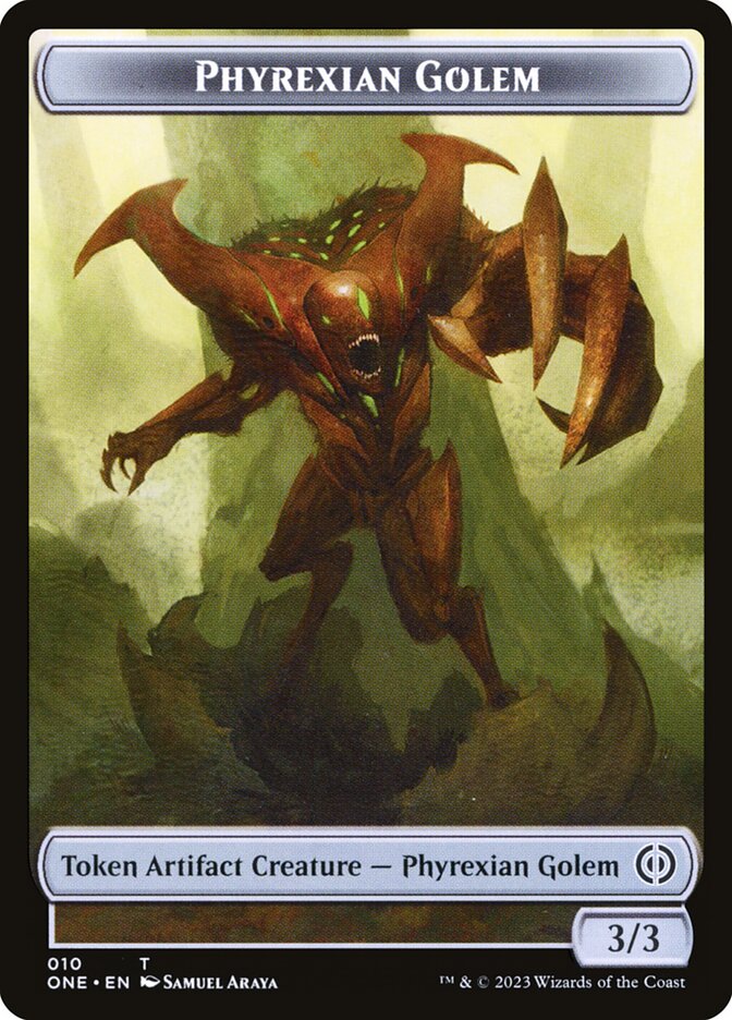 Phyrexian Goblin // Phyrexian Golem Double-Sided Token [Phyrexia: All Will Be One Tokens] | Game Grid - Logan