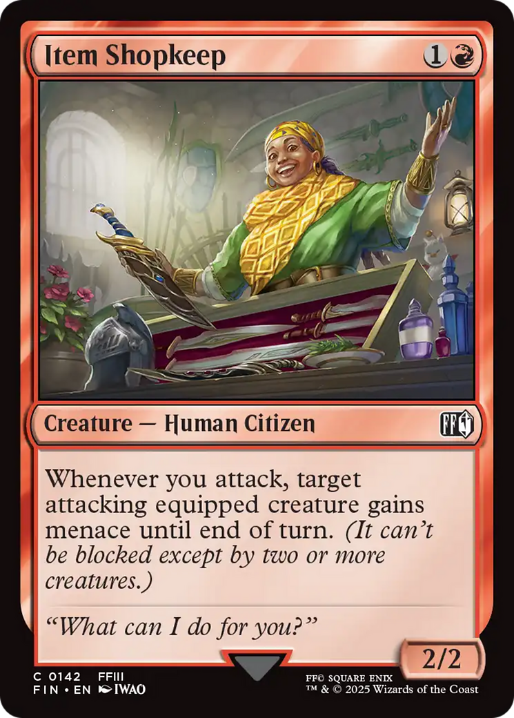 Item Shopkeep [FINAL FANTASY] | Game Grid - Logan