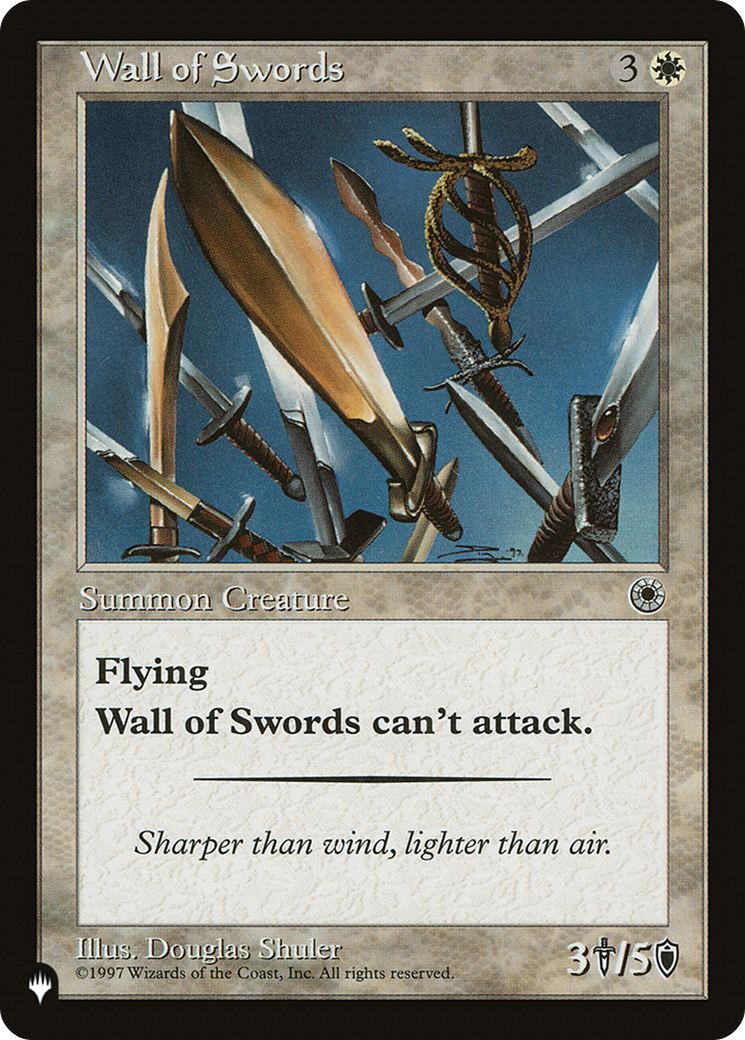 Wall of Swords [The List Reprints] | Game Grid - Logan