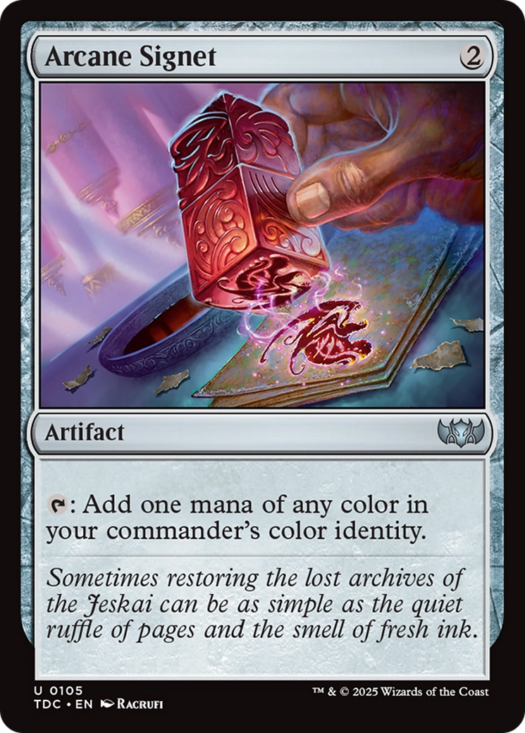 Arcane Signet [Tarkir: Dragonstorm Commander] | Game Grid - Logan