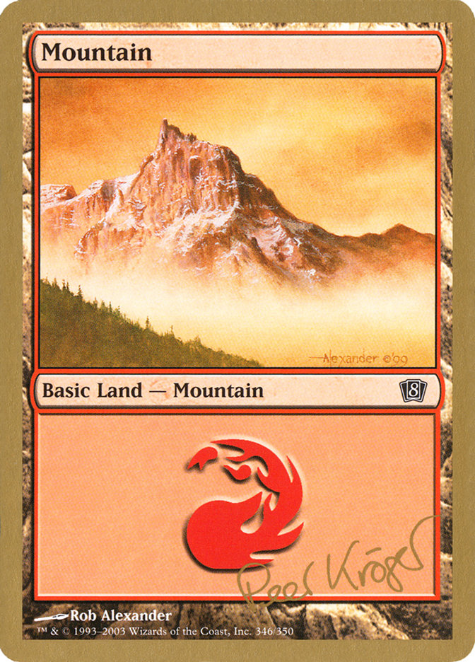 Mountain (pk346) (Peer Kroger) [World Championship Decks 2003] | Game Grid - Logan