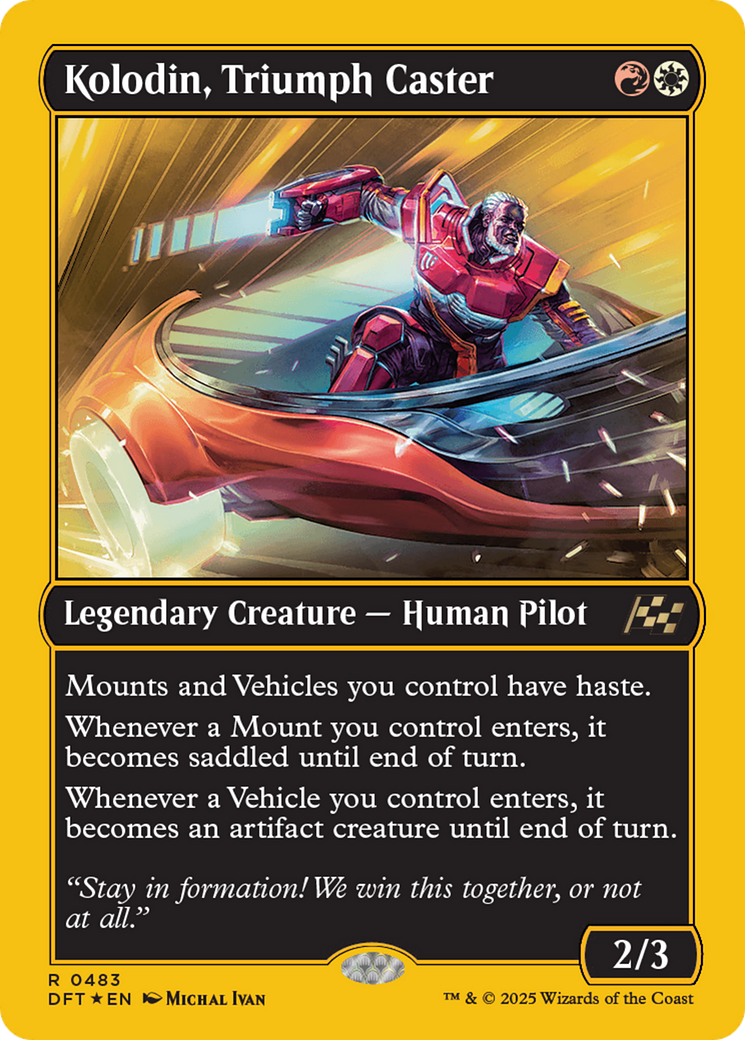 Kolodin, Triumph Caster (First-Place Foil) [Aetherdrift] | Game Grid - Logan