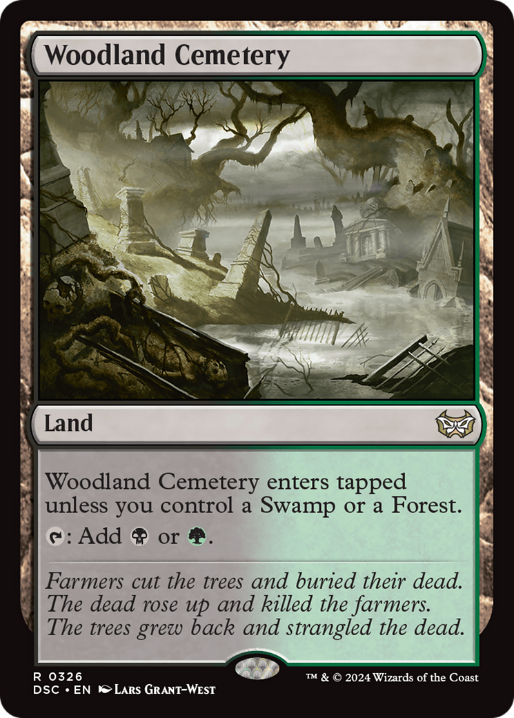 Woodland Cemetery [Duskmourn: House of Horror Commander] | Game Grid - Logan