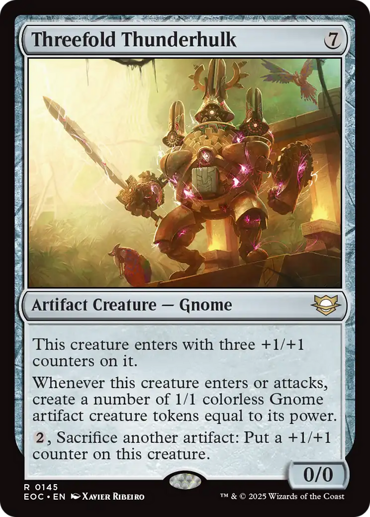 Threefold Thunderhulk [Edge of Eternities Commander] | Game Grid - Logan
