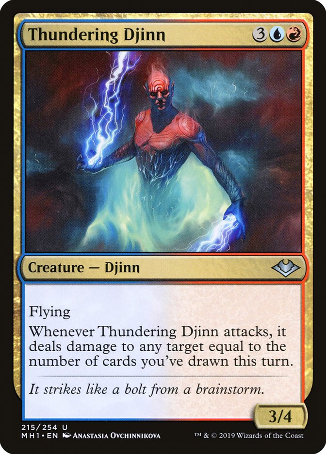 Thundering Djinn [Modern Horizons] | Game Grid - Logan