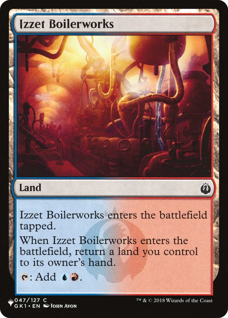 Izzet Boilerworks (GK1) [The List] | Game Grid - Logan